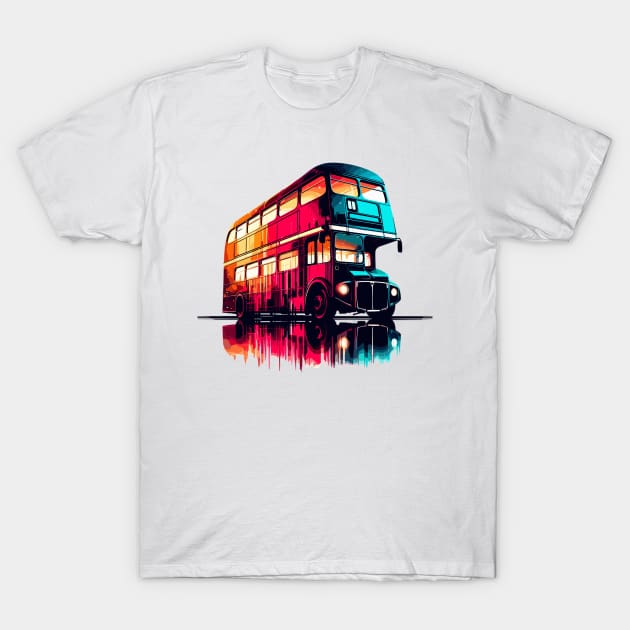 London Bus T-Shirt by Vehicles-Art